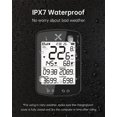 thumbnail image 3 of XOSS G+ Gen2 GPS Bike Computer ANT+/ Bluetooth IPX7 Waterproof Cycling Computer Rechargeable Bicycle Speedometer Odometer with 2.2 inch LCD Screen, 28 hrs Long Battery Life Fits All Bikes ( XOSS APP S, 3 of 8