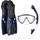 thumbnail image 1 of Set de snorkel Cressi Adventure L/XL transparente azul marino, 1 of 4