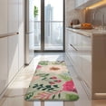 thumbnail image 4 of Vibrant Pioneer Flower Pattern Kitchen Rug Mat,Kitchen Runner Rugs Non Skid Washable,Decorative Kitchen Floor Mats for Kitchen,Sink,Laundry,17"x47.2", 4 of 7