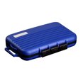thumbnail image 1 of Estuche para almacenamiento de tarjetas SD 24 ranuras Portatarjetas de memoria a prueba de agua Caja de almacenamiento portátil de plástico CF TF, Azul Advancent EL001147-03, 1 of 2