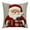 D, variant on GQDIN Snowman Christmas Throw Pillow Covers 18x18 Winter Snow Snowman Santa Elk Decorative Outdoor Pillow Cases Xmas Farmhouse Pillowcase Winter Holiday Decor for Home Couch
