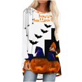 thumbnail image 2 of Karymi Shirts for Women Halloween Full Print Raglan Long Sleeve Tunic Tee, Casual Scoop Neck Loose Pullover Womens Tops, 2 of 5