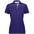 thumbnail image 2 of Holloway XL Ladies Defer Polo Purple/White 222761, 2 of 4