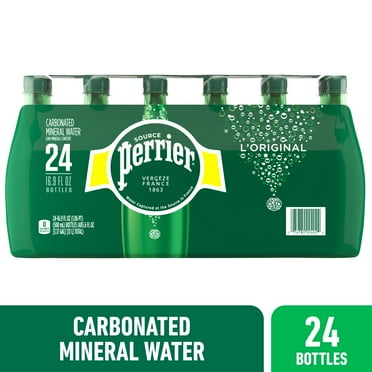 Perrier Sparkling Water, 405.6 fl oz, 24 Pack Plastic Bottles
