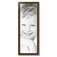 thumbnail image 1 of ArtToFrames 12x34" Black Panel With Gold Lip Picture Frame, Multi Wood Poster Frame, with Regular Acrylic and 2 (FBPL-5092), 1 of 6