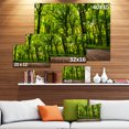 thumbnail image 3 of Green Forest with Dense Woods - Landscape Canvas Art Print, 3 of 4
