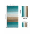 thumbnail image 4 of Aqua Brown Ombre Bath Towels for Bathroom Set,Luxury Microfiber Towels Gifts for Women,Quick Dry Beach Kitchen Hand Hair Face Towel and Dish Washcloth,Vintage Country Wooden Yoga Towels+Set, 4 of 7