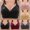 Wine, variant on LOVZFMLL Bras for Women Floral Print Ruched Comfort Soft Breathable Bra No Underwire Push Up Full Coverage Everyday Bralettes Wine 2XL