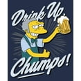 thumbnail image 2 of Men's The Simpsons Drink Up, Champs Graphic Tee Navy Blue Heather Medium, 2 of 4