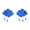 Dark Blue, variant on Rimless Cloud Sunglasses For Women Trendy Disco Festival Glasses Vintage 90s Sunglasses Funny Cloud BLUE Halloween