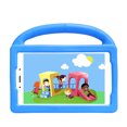 thumbnail image 4 of Allytech Kids Case for Samsung Galaxy Tab A 8.0" 2019 SM-T290 T295 T297, Rugged Shockproof Cute Car Design Handle Stand Protective Lightwight EVA Silicone Kids Friendly Case for Girls Boys - Blue, 4 of 5