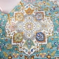 thumbnail image 6 of SAFAVIEH Aria Kimberlyn Oriental Area Rug, Turquoise/Ivory, 5'1" x 7'6", 6 of 8