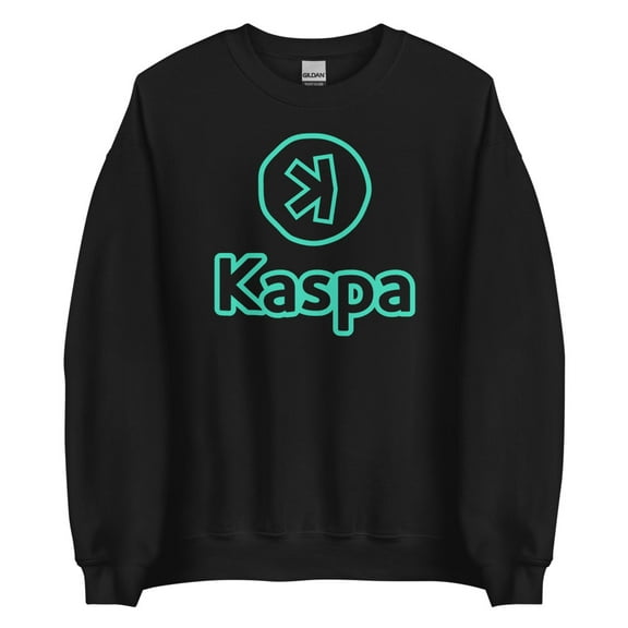 Kaspa Crypto Sweatshirt Kaspa Merch Kaspa Gift Sweatshirt Kaspa Miner Sweatshirt Kaspa Mining Sweatshirt Kaspa Sweatshirt Kaspa Crypto Merch Sweatshirt (Black, S)