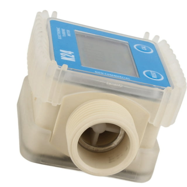 Medidor de flujo de combustible diésel digital con turbina LCD K24, ampliamente utilizado para productos químicos y agua
