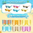 thumbnail image 2 of Lentes de sol para niños Hldgras, paquete de 24, protección UV400, neón, para fiestas, 2 of 9