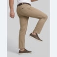 thumbnail image 4 of Men’s Khaki Chino Pants, Regular Fit Straight Leg Casual Work Trousers with Pockets, 4 of 5