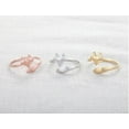 thumbnail image 2 of Adjustable Animal Ring Open Copper Fox Ring for Women Individually Packed Jewelry Silver Gold and Rose Gold Fox Design Ring, 2 of 3