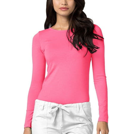 

Adar Underscrubs for Women - Long Sleeve Underscrub Comfort Tee.