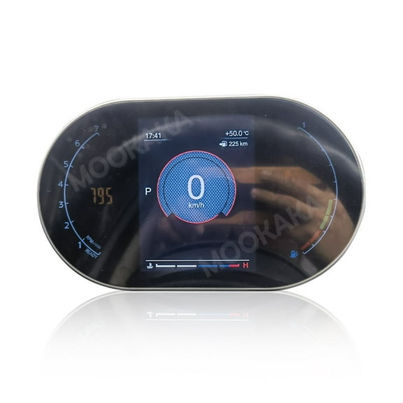 MOOKAKA Digital Dashboard Instrument Cluster for BMW Mini 2007 2008 2009 2010 2011 2012 2013 2014 LCD Screen Virtual Cockpit Speedometer Upgrade Universal Fit Car Accessory with Linux OS