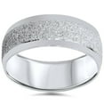 thumbnail image 1 of Mens Palladium 7mm Wedding Band Brushed Ring, 1 of 2