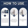 thumbnail image 6 of Stainless Steel Scratch Remover Kit, 100g All-Purpose Restorer Rust Remover, Polishing Deep Repair for Cookware, Refrigerators, Countertop, Appliances (1pcs), 6 of 8