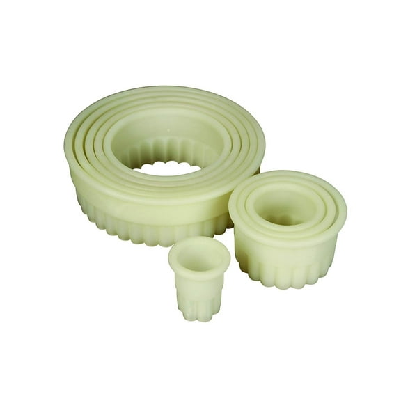 Mercer Culinary 9-Piece Round Fluted Nylon Cutter Set