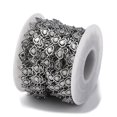 thumbnail image 2 of 1roll 304 Stainless Steel Heart Link Chains Unwelded with Spool Stainless Steel color 9.5x6x2mm, 2 of 3