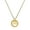 Gold, variant on Gold-tone 5 K Run - Class of 2026 Affirmation Ring Necklace, 23"