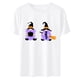 thumbnail image 1 of Tops de Mujer Elegantes Blusas Casuales Camisas de Moda de Manga Corta Cuello Redondo Camiseta de Impresión Odeerbi ODB169002, 1 of 5
