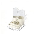 thumbnail image 3 of No Drip Parrot Waterer Feeder 2 in 1 Automatic Water Dispenser Food Bowl for Bird Cage, 3 of 6