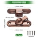 thumbnail image 3 of Uxcell 4-Pack Flip Latch Gate Latch, Cerradura deslizante de puerta de granero de 3 pulgadas, cerraduras deslizantes de 90/180 grados [Bronce rojo], 3 of 7