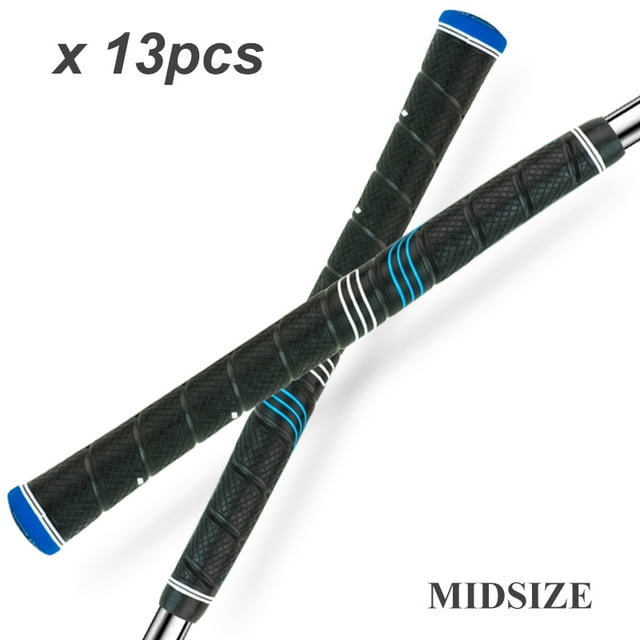 13PCS/SET Blue Golf Grip rap/Pro Rubber JUMBO/Midsize/Standard Iron/Fairway Wood Golf Club Grip CP2 BU M 13PCS