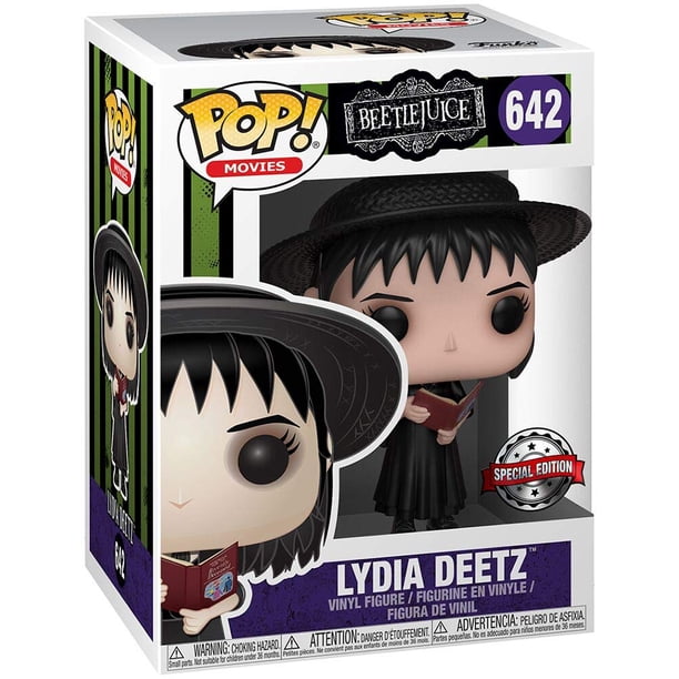 Figura coleccionable Funko Pop Movies de Lydia Deetz con manual
