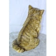 thumbnail image 6 of Nifao Colored Cat Sitting Bronze Statue, Charming for Cat Lovers – Home Decor Sculpture, 12"L x 10"W x 14"H, 6 of 10