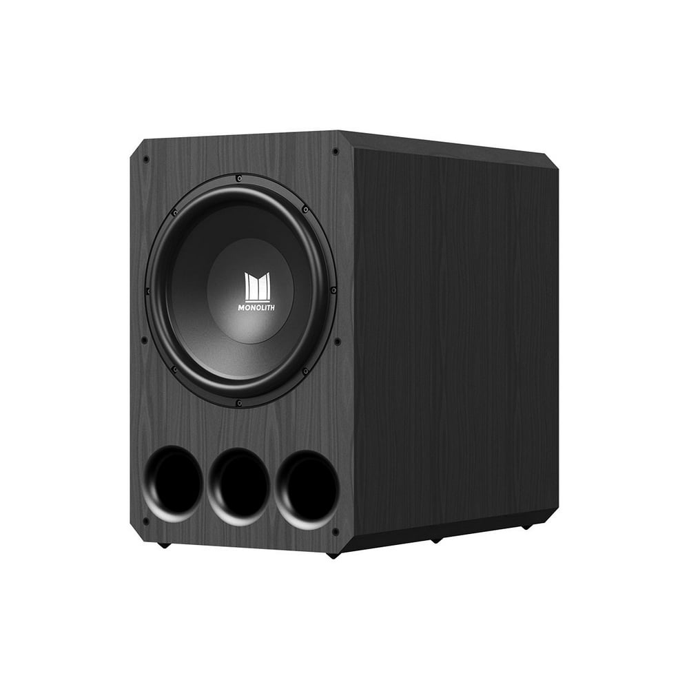 Monoprice Monolith 15 Inch Powered Subwoofer Black THX Select