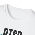 thumbnail image 4 of Teal Ribbon, Gildan Unisex Softstyle T-Shirt, PTSD Graphic Tee, S-3XL, 4 of 5