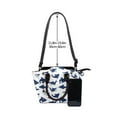 thumbnail image 4 of Lsque Cute Shark Pattern Leather Rivet Shoulder Bag – Elegant Genuine Leather & Microfiber PU Crossbody with Detachable Adjustable Strap, 4 of 5