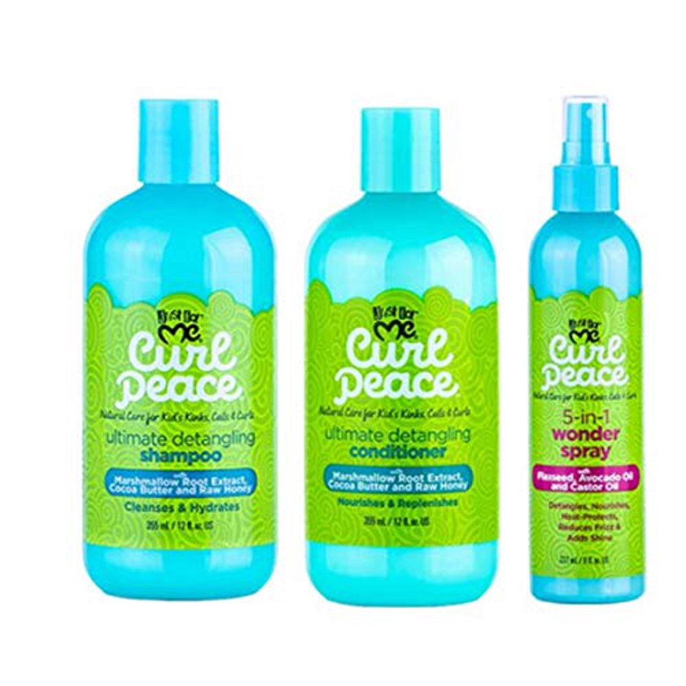 Just For Me Kids Curl Peace Hair Products Combo (SHAMPOO Just For Me Kids Curl Peace Hair Products Combo (SHAMPOO