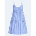 thumbnail image 6 of Free Assembly Women's Tiered Sleeveless Cotton Mini Dress with Side Ties, Sizes XS-XXL, 6 of 6
