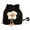 Black, variant on Stylish and Durable Nylon Drawstring Bucket Bag for Women Convenient for Travel and Daily Use