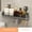 Transparent Grey, variant on 1pc Suction Cup Bathroom Shelf with Heavy-Duty Thickened Plastic & Aluminum Frame - No-Drill Wall-Mounted Shower Shelf, Space-Saving Corner Shelf Suitable for Shower, Bathtub, Toilet, Sink, Balcony