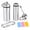 D-Sliver, variant on Travel Spice Container with Spoon - Mini Aluminum Storage Jar for Camping, Portable Aluminum Spice Shaker, Small Airtight Dispenser