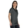 thumbnail image 2 of Inkmeso Womens Basic Crewneck Tshirt Short Sleeve Regular Fit Long Tee Workout Top, 2 of 8