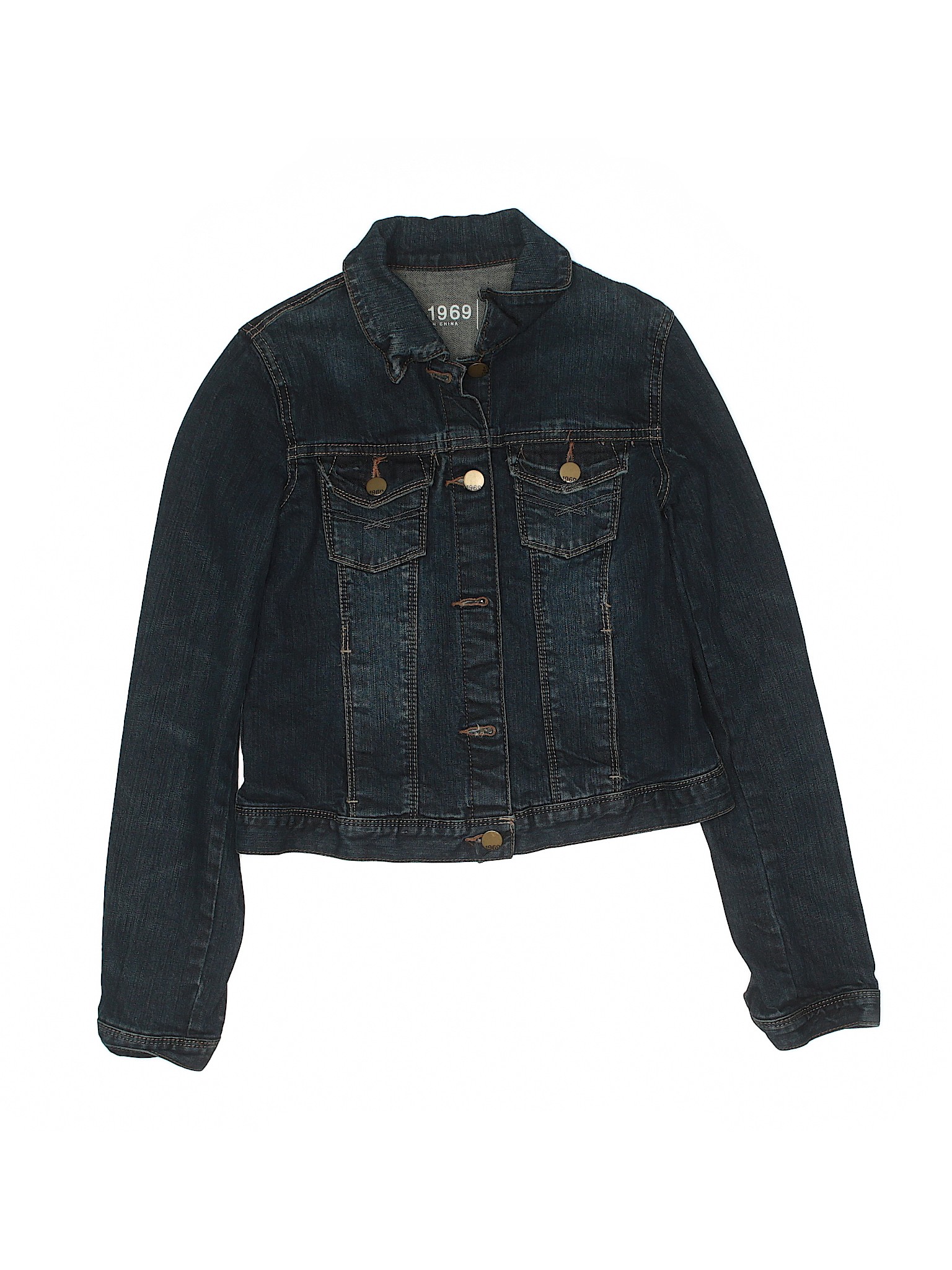 gap black jean jacket