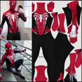 thumbnail image 4 of En existencia, disfraz de Spiderman avanzado para PS5, color negro, estampado 3D, de licra, superhéroe, para Halloween, para adultos, 4 of 4