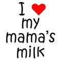 thumbnail image 2 of CafePress - I Love My Mama's Milk Infant Creeper - Baby Light Bodysuit, Size Newborn - 24 Months, 2 of 4