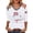 White-C-30527aa, variant on Trgacdwlo S-5XL 250 Anniversary USA Shirt Women Flag Print V Neck 3/4 Sleeve Patriotic Shirts Freedom 1776-2026 4th of July Shirts