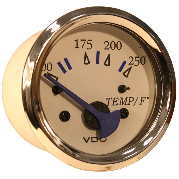 VDO ALLENTARE WHITE 250F WATER TEMPERATURE GAUGE USE WITH