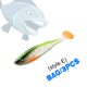 thumbnail image 4 of Cebo de pescado suave para pesca, cebo Artificial con cola en T, Wobblers Minnow, señuelo (estilo E), 3 uds. JShteea Para Estrenar, 4 of 7