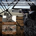thumbnail image 6 of Gymax 3 in 1 Multifunctional Hunting Blind w/ Skylight Roof Cover Carrying Bag, 6 of 10